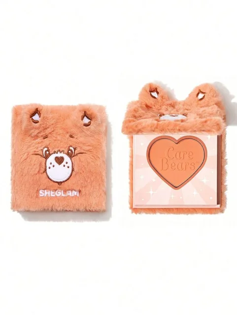 رژگونه پودری شیگلم مدل Care Bears طرح خرس عروسکی با بسته‌بندی فانتزی